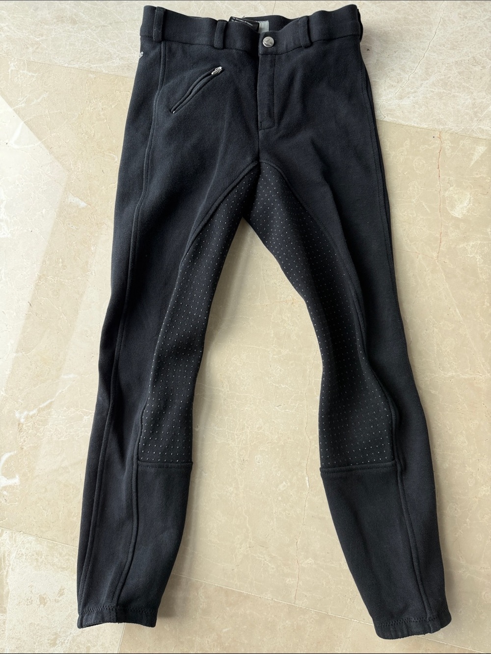 Horze Equestrian Boys/girls Stretch black Riding pants Joggers Blue size L
